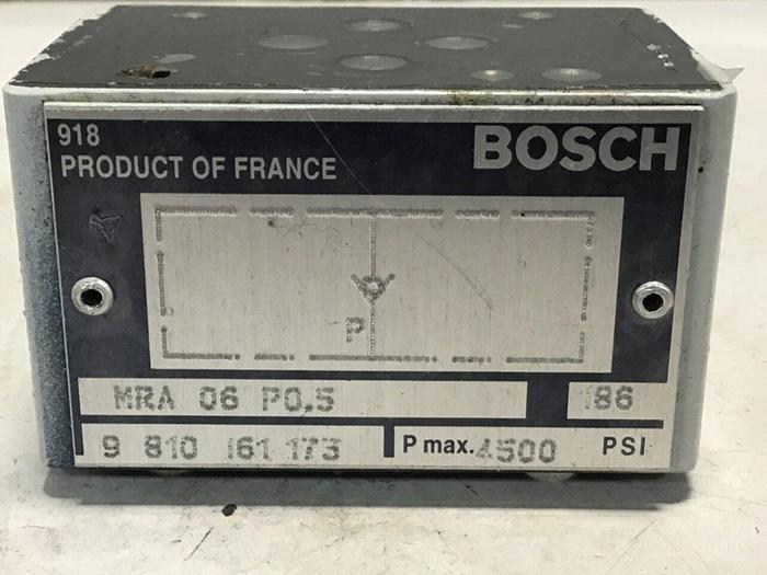 Used BOSCH Valve 9 810 161 173 #133012