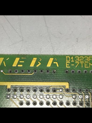 Used KEBA Circuit Board E-7TEMP D1323F Used