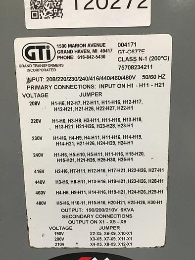 Used GRAND TRANSFORMERS Transformer GT-C677E #120272