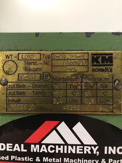 Used KM SCHMOLE Heat Exchanger 8-01.23-2 Used