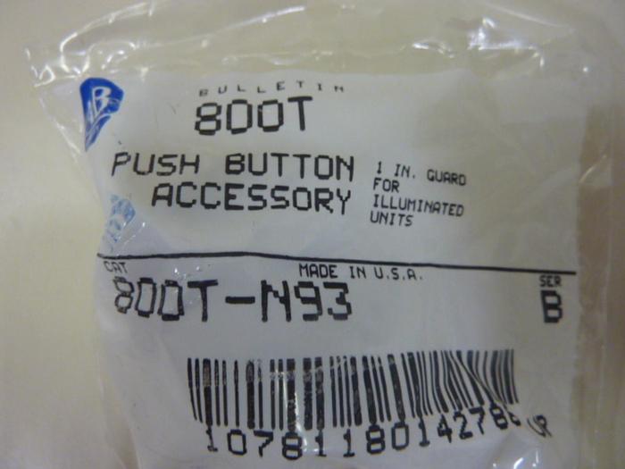 ALLEN BRADLEY Push Button Accessory 800T-N93 #49260