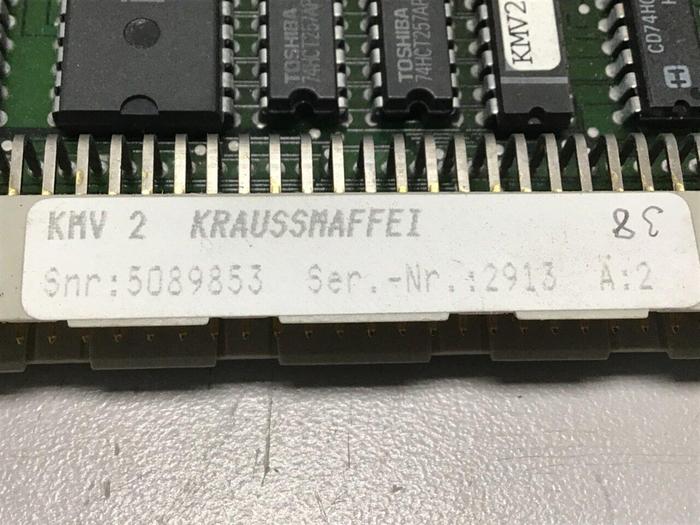 Used KRAUSS MAFFEI Circuit Board KMV2 5089853 Used