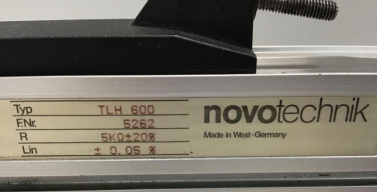 Used NOVOTECHNIK TLH600 Transducer Used #145427
