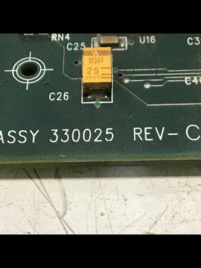 Used VAN DORN Analog Circuit Board 330025 PC330-025 Used