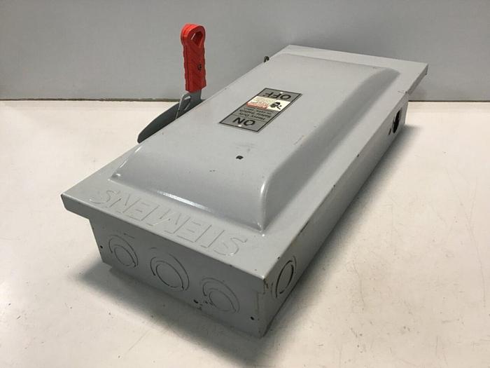 Used SIEMENS 100 Amp Safety Disconnect Switch HF363 #120532