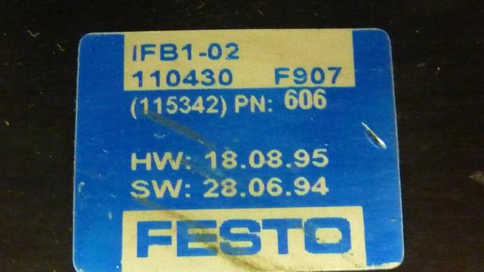 Used FESTO Control Block IFB1-02 #52727