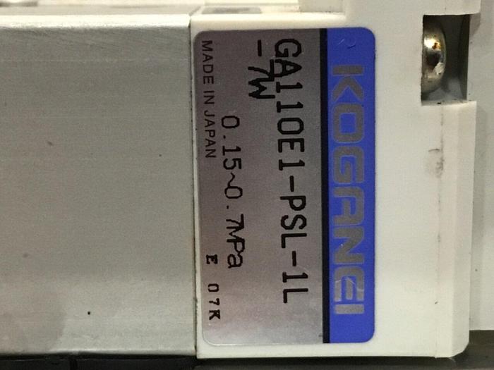 Used KOGANEI Block w/ Valves PBM6P-3W #120980