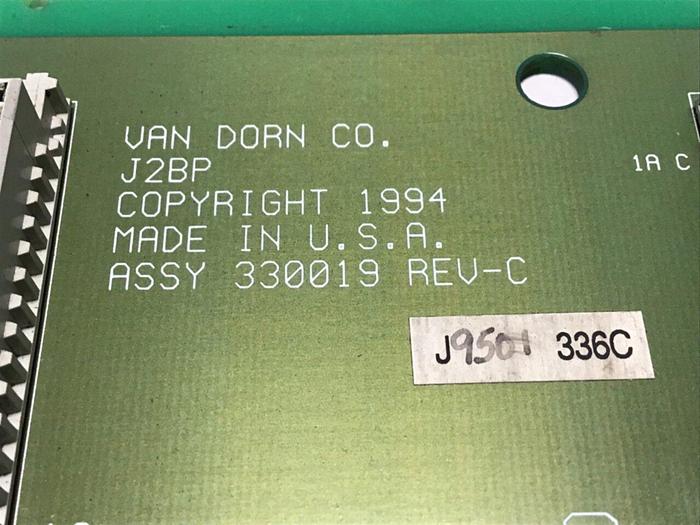 Used VAN DORN Circuit Board 330019 PC330-019 330-019 Used