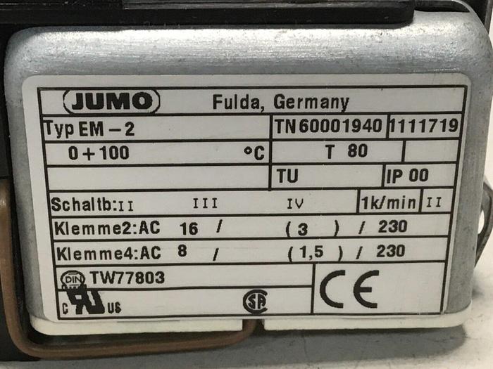 Used JUMO Thermostat EM-2 #113905