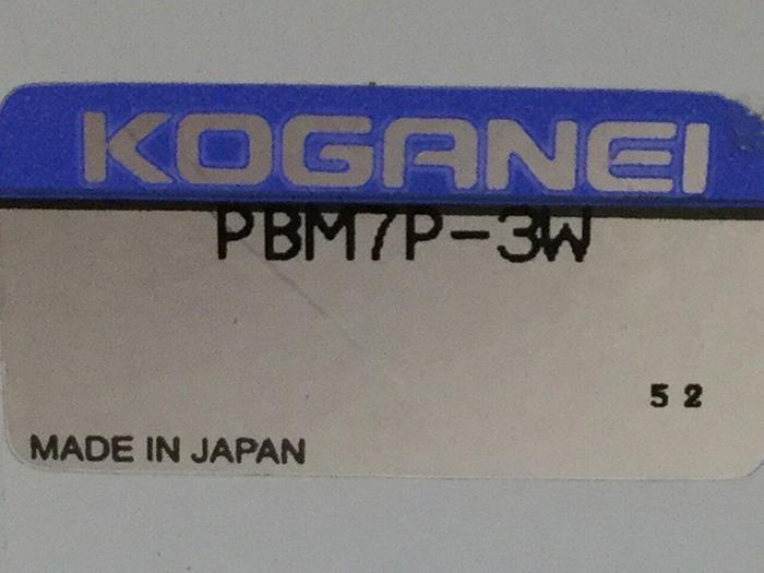 Used KOGANEI Manifold w/ Valves PBM7P-3W #104869