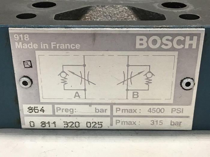Used BOSCH Valve 0 811 320 025 #144702