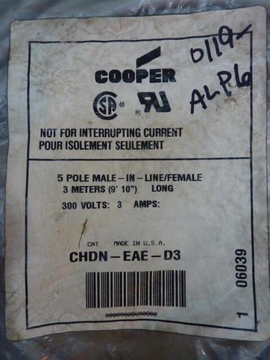 COOPER Cable CHDN-EAE-D3 #29754
