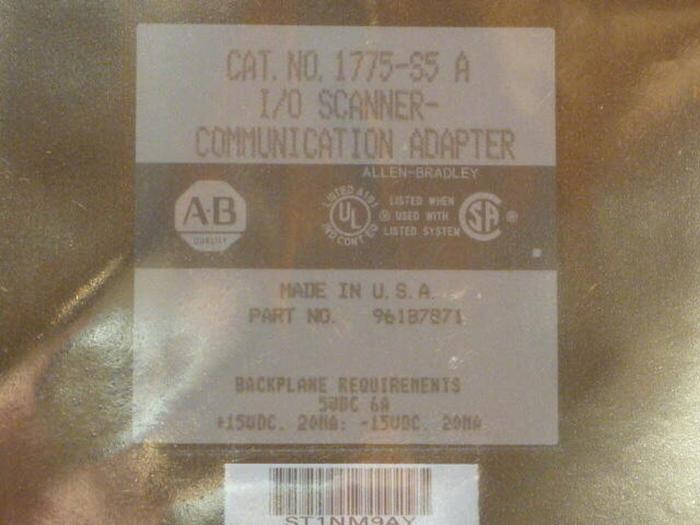 ALLEN BRADLEY I/O Scanner Board 1775-S5 SER A Used