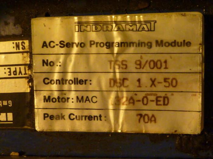 Used INDRAMAT AC-Servo Programming Module DSC1.X-50 #34600
