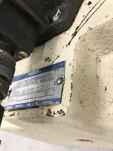 Used YUKEN Flow Control Valve EFBG-06-250-T-D-11 #135544