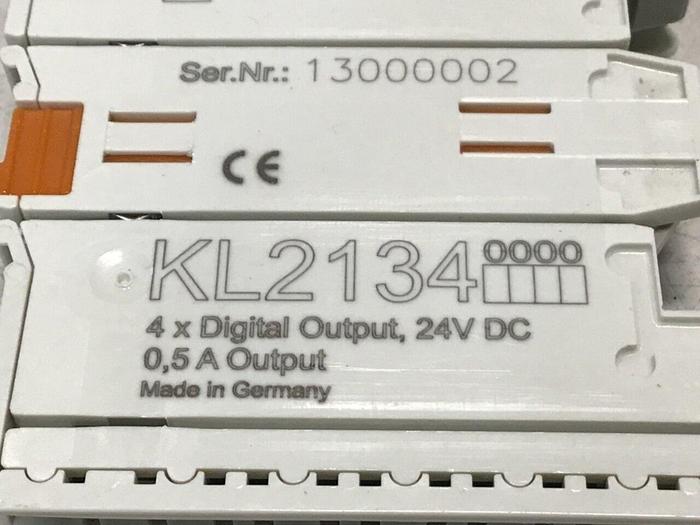 Used BECKHOFF Output Module KL2134 #125241