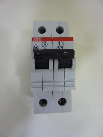Used ABB 16 Amp Circuit Breaker S252-L16A #54463