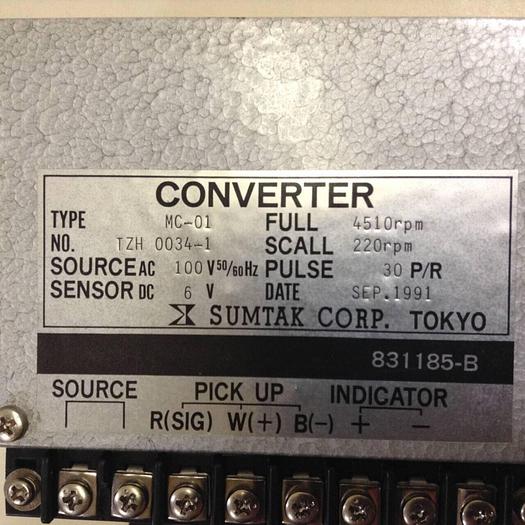 Used SUMTAK CORP Converter MC-01 #74311