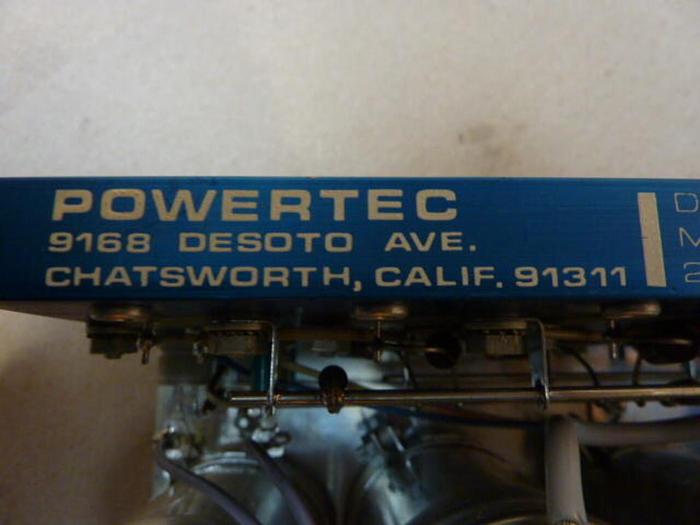 POWERTEC INDUSTRIAL MOTORS INC Power Supply 22J-500 #30290