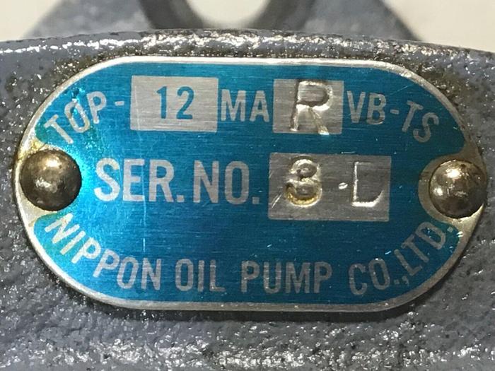Used NIPPON Oil Pump TOP-12MARVB-TS #129911