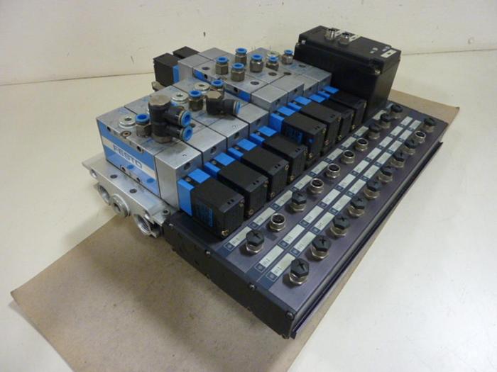 Used FESTO Control Block / Valve Terminal IFB8-02 #52820