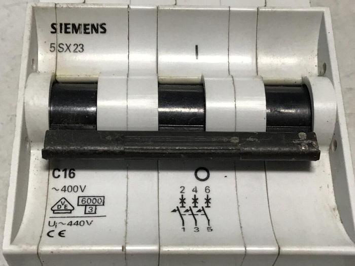 Used SIEMENS Circuit Breaker 5SX23C16 #122605