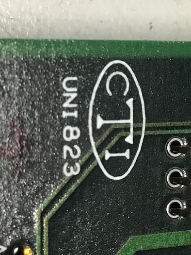 Used CTI Van Dorn Control Rack Board UNI 823 Z9711637B #116783