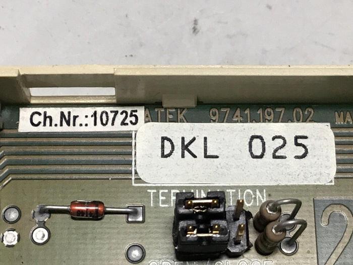 Used SIGMATEK Terminal Base Module DKL025 05-024-025-D #131245