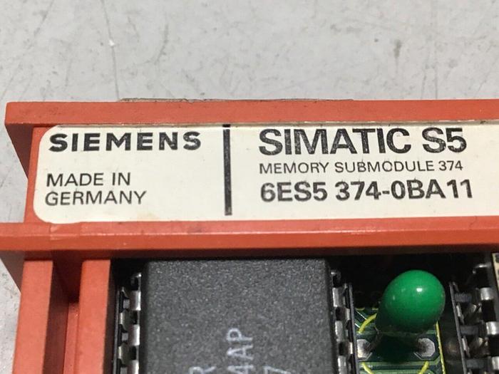 Used SIEMENS / VAN DORN SIMATIC S5 Memory 6ES5 374-0BA11 #112227