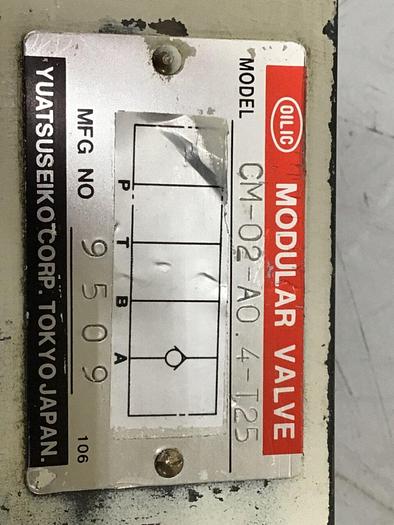 Used YUATSU SEIKO Valve CM-02-A04-T25 #118215