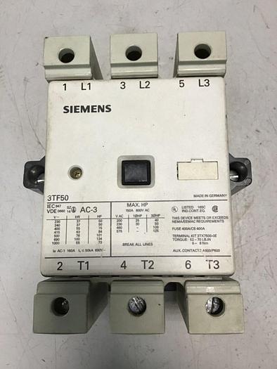 Used SIEMENS Contactor 3TF5022-OAK6 Used