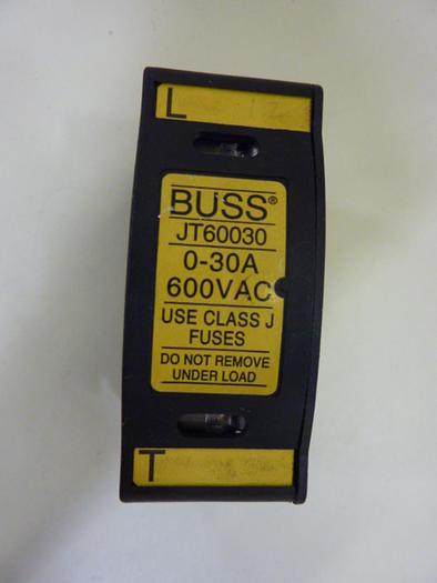 Used BUSS AUTOMATION 30 Amp Fuse Holder JT60030 #57109