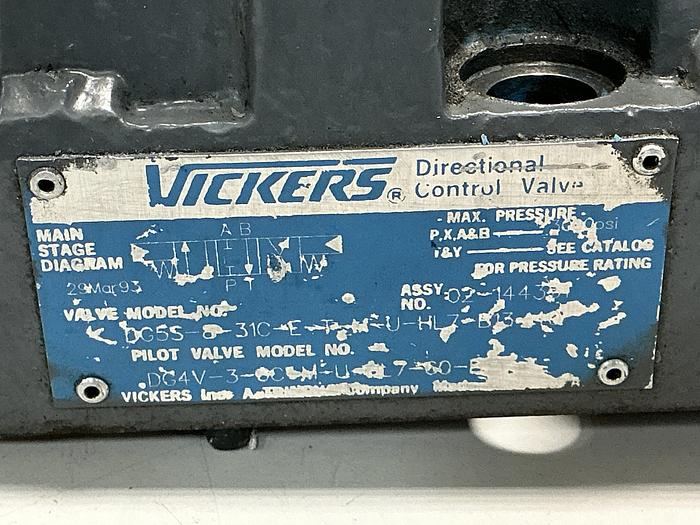 Used VICKERS DG4V-3-6C-M-U-HL7-60-B13