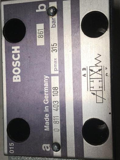 Used BOSCH Valve 0 811 408 108 #105622