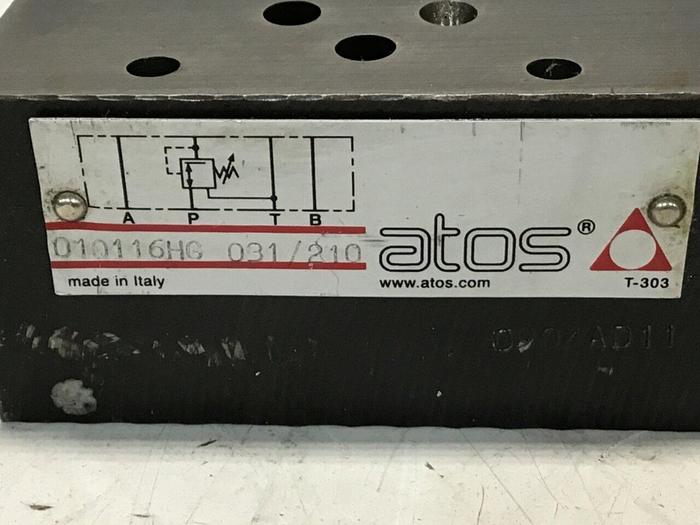 Used ATOS Pressure Limit Valve 010116HG 031 / 210 USED