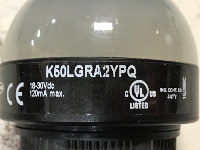 Used BANNER ENGINEERING Audible Indicator Light K50LGRA2YPQ #140157