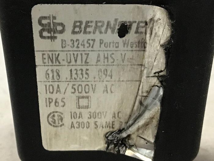 Used BERNSTEIN Limit Switch ENK-UV1Z AHS-V #121268