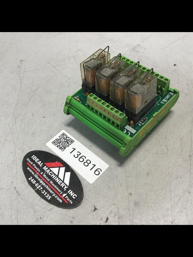 Used EUROTEK Breakout Board ET-MRZ04/24DC/SC/N/AR #136816