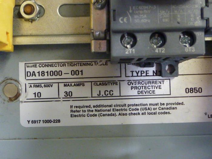 Used ABB Disconnect Switch NF161-3PBJA10 #66995