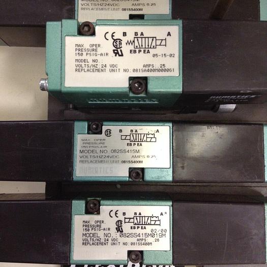 Used NUMATICS Control Block w/ Valves 082SS415M #80009