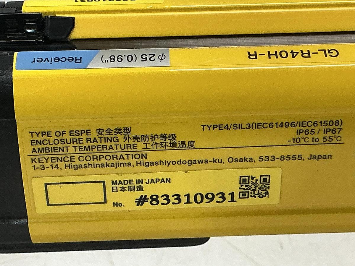 Used KEYENCE CORP GL-R40H-R