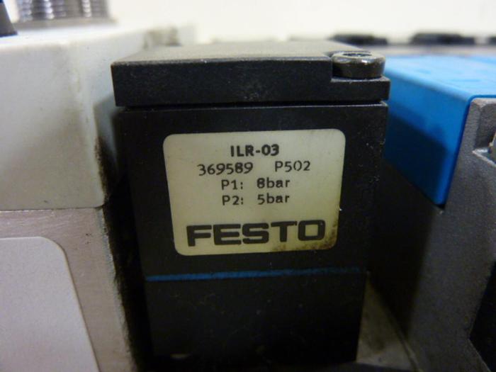 Used FESTO Control Block w/ Valves IFB8-03 #52810