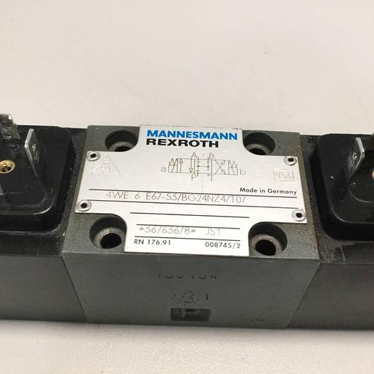 Used MANNESMANN REXROTH Valve 4WE6E6753BG24NZ4T07 #105252