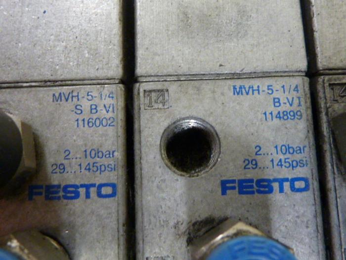Used FESTO Control Block / Valve Terminal IFB8-02 #52837
