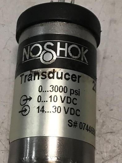 Used NOSHOK Transducer 201-3000-1-5-3-7-ORF-VD Used