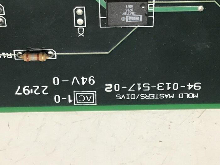 Used MOLD MASTER Temperature Control Board 94-013-517-02 USED