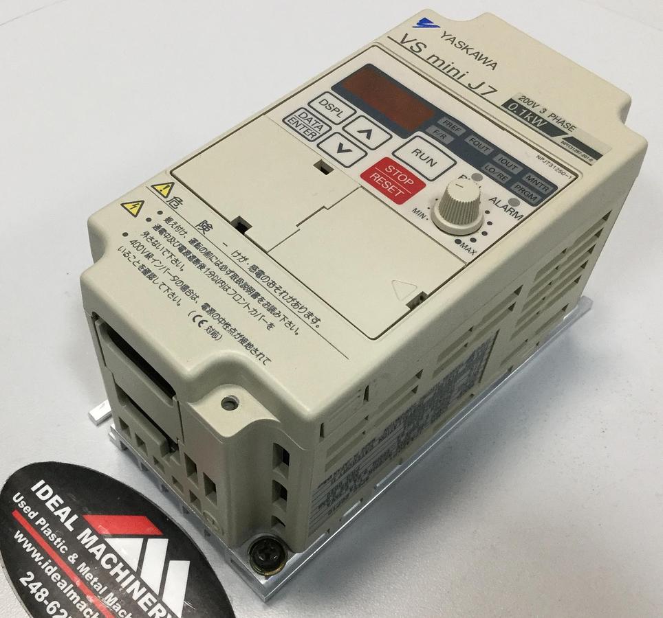 Used YASKAWA VS Mini J7 Inverter CIMR-J7AA20P1 USED
