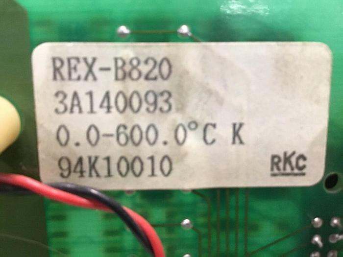 Used RKC Circuit Board REX-B820 #140253