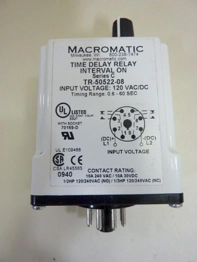 Used MACROMATIC Relay TR-50522-08 #63316