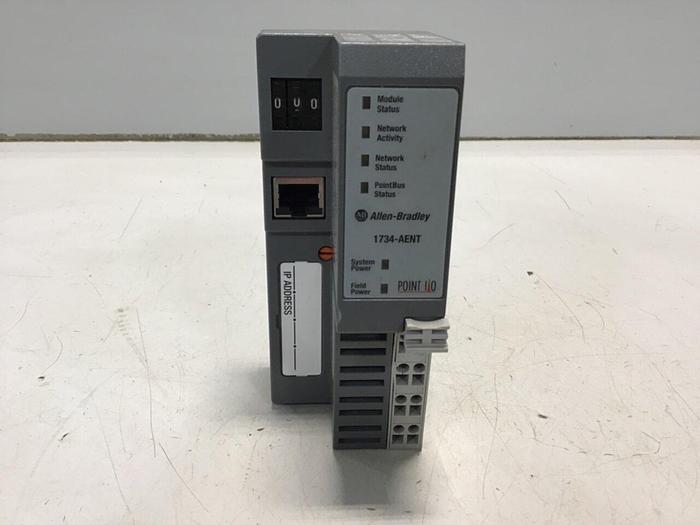 Used ALLEN BRADLEY ETHERNET NETWORK ADAPTO 1734-RTB 1734-AENT #133694